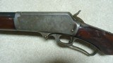 EARLY, PISTOL GRIP, CHECKERED MARLIN MODEL 1893, .38-55 OCTAGON RIFLE, #128XXX, MADE 1895 - 4 of 21
