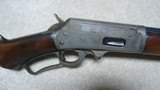 EARLY, PISTOL GRIP, CHECKERED MARLIN MODEL 1893, .38-55 OCTAGON RIFLE, #128XXX, MADE 1895 - 3 of 21