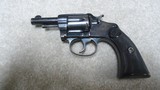 ONE OF COLT'S EARLIEST SNUB-NOSED REVOLVERS, NEW POLICE MODELWITH RARE 2 1/2" MADE 1904 - 1 of 14