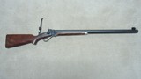 CUSTOM SHILOH SHARPS, 1874 No. 1 SPORTER, .45-70 WITH 30"  OCTAGON #3 BULL BARREL - 1 of 21