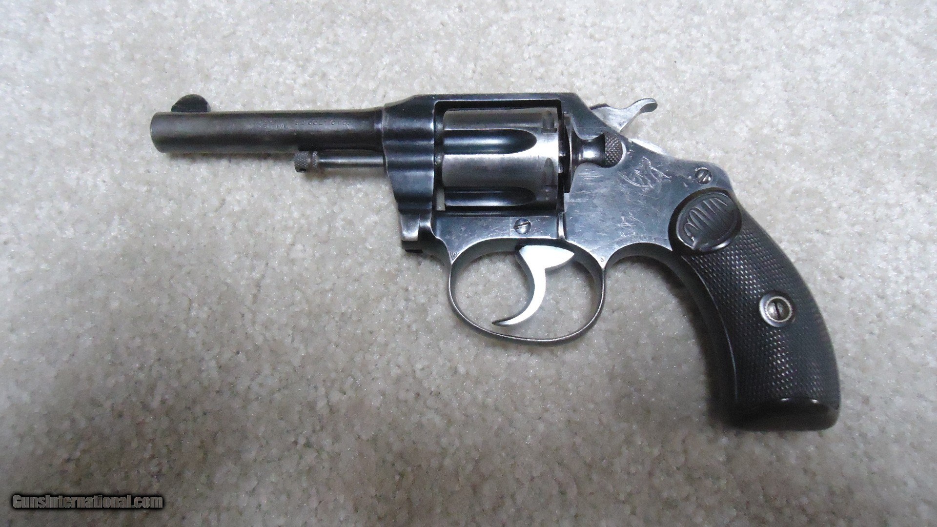 RARE CALIBER, VERY EARLY POCKET POSITIVE REVOLVER IN .32 COLT, 3 1/2 ...