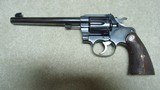 RARE FLAT TOP TARGET NEW SERVICE REVOLVER, .45 COLT, 7 1/2" BARREL, #305XXX, MADE 1920 - 1 of 16
