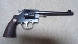 RARE FLAT TOP TARGET NEW SERVICE REVOLVER, .45 COLT, 7 1/2" BARREL, #305XXX, MADE 1920 - 2 of 16