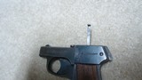 EXCELLENT 4-BARREL MOSSBERG "BROWNIE" DERRINGER-STYLE .22 LR POCKET PISTOL, #29XXX, MADE 1920-1932. - 16 of 16