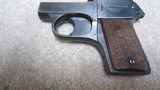 EXCELLENT 4-BARREL MOSSBERG "BROWNIE" DERRINGER-STYLE .22 LR POCKET PISTOL, #29XXX, MADE 1920-1932. - 9 of 16