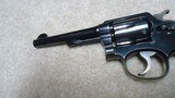 NEAR MINT CONDITION PRE-WAR CLASSIC .38 HAND EJECTOR M&P 1905 4TH CHANGE, 5