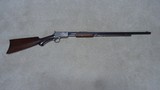 1890 IN DESIRABLE .22 LONG RIFLE CALIBER, WITH CHECKERED PISTOL GRIP, NICKEL RECEIVER & BUTT PLATE