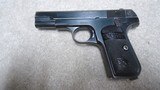 FINE CONDITION MODEL 1908 .380 POCKET HAMMERLESS AUTO PISTOL, #72XXX, MADE 1925 - 2 of 15