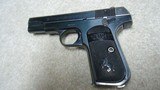 FINE CONDITION MODEL 1908 .380 POCKET HAMMERLESS AUTO PISTOL, #72XXX, MADE 1925 - 10 of 15