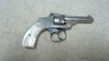 HIGH CONDITION NICKEL WITH MEDALLION PEARL GRIPS SAFETY HAMMERLESS 2ND MODEL .32, 3
