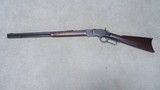 EARLY 1873 3RD MODEL ROUND BARREL RIFLE, .44-40 CALIBER WITH SPECIAL ORDER SET TRIGGER, #128XXX, MADE 1883 - 2 of 21