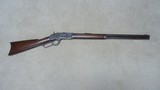 EARLY 1873 3RD MODEL ROUND BARREL RIFLE, .44-40 CALIBER WITH SPECIAL ORDER SET TRIGGER, #128XXX, MADE 1883 - 1 of 21