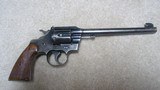 EARLY SPECIAL ORDER TARGET SIGHTED OFFICERS MODEL .38 SPECIAL WITH 7 1/2