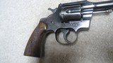 EARLY SPECIAL ORDER TARGET SIGHTED OFFICERS MODEL .38 SPECIAL WITH 7 1/2