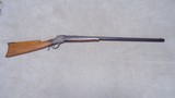 EARLY 1885 SINGLE SHOT HIGH WALL OCTAGON RIFLE IN .40-65 CALIBER, #23XXX, MADE 1888 - 1 of 25