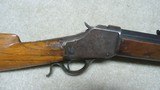 EARLY 1885 SINGLE SHOT HIGH WALL OCTAGON RIFLE IN .40-65 CALIBER, #23XXX, MADE 1888 - 3 of 25