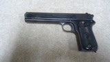 VERY FINE CONDITION SCARCE MODEL 1902 SPORTING AUTO PISTOL, .38ACP, #10XXX, MADE 1907 - 2 of 14