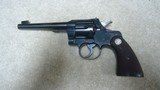 VERY LIMITED PRODUCTION .32 (.32 S&W LONG) CAL. OFFICERS MODEL HEAVY BARREL REVOLVER, MADE 1939