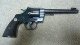 VERY LIMITED PRODUCTION .32 (.32 S&W LONG) CAL. COLT OFFICERS MODEL HEAVY BARREL REVOLVER, MADE 1939 - 2 of 17