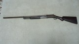 ALMOST NEVER SEEN, WINCHESTER'S FIRST PUMP SHOTGUN, MODEL 1893 12 GA., #25XXX, MADE 1896 - 2 of 22