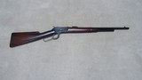 VERY FINE SPECIAL ORDER LATE PRODUCTION 1892 SADDLE RING CARBINE, .38-40, 2/3 MAG, SHOTGUN BUTT MADE 1923 - 1 of 21