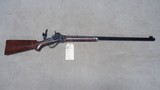 JUST IN: SHILIOH SHARPS, BIG TIMBER, MT, FULL FANCY CUSTOM 1863 PERCUSSION No. 1 Sporter, .50 caliber, 30