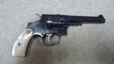 MODEL 1896 .32 LONG CENTER FIRE CALIBER, BLUE & MEDALLION PEARL GRIP REVOLVER, #2XXX, C.1896-1897 - 2 of 15