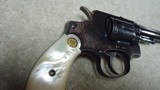 MODEL 1896 .32 LONG CENTER FIRE CALIBER, BLUE & MEDALLION PEARL GRIP REVOLVER, #2XXX, C.1896-1897 - 8 of 15