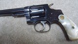 MODEL 1896 .32 LONG CENTER FIRE CALIBER, BLUE & MEDALLION PEARL GRIP REVOLVER, #2XXX, C.1896-1897 - 6 of 15