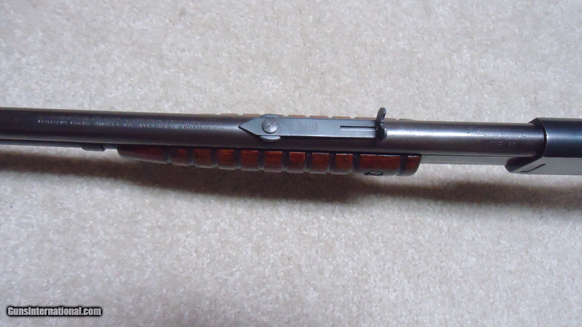 FIRST YEAR PRODUCTION MODEL 25 PUMP RIFLE IN DESIRABLE .32-20