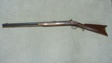  JONATHAN BROWNING MOUNTAIN RIFLE IN .50 CALIBER PERCUSSION WITH BRASS MOUNTINGS. - 2 of 22