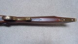  JONATHAN BROWNING MOUNTAIN RIFLE IN .50 CALIBER PERCUSSION WITH BRASS MOUNTINGS. - 16 of 22