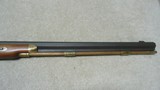  JONATHAN BROWNING MOUNTAIN RIFLE IN .50 CALIBER PERCUSSION WITH BRASS MOUNTINGS. - 11 of 22