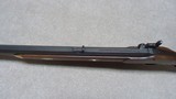  JONATHAN BROWNING MOUNTAIN RIFLE IN .50 CALIBER PERCUSSION WITH BRASS MOUNTINGS. - 20 of 22
