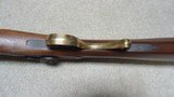  JONATHAN BROWNING MOUNTAIN RIFLE IN .50 CALIBER PERCUSSION WITH BRASS MOUNTINGS. - 8 of 22