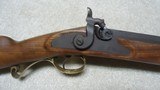  JONATHAN BROWNING MOUNTAIN RIFLE IN .50 CALIBER PERCUSSION WITH BRASS MOUNTINGS. - 3 of 22