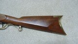  JONATHAN BROWNING MOUNTAIN RIFLE IN .50 CALIBER PERCUSSION WITH BRASS MOUNTINGS. - 13 of 22