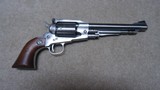 RUGER STAINLESS STEEL PERCUSSION OLD ARMY .45 REVOLVER WITH ADJUSTABLE SIGHTS, #145-03XXX, MADE 1977 - 1 of 13