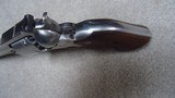RUGER STAINLESS STEEL PERCUSSION OLD ARMY .45 REVOLVER WITH ADJUSTABLE SIGHTS, #145-03XXX, MADE 1977 - 6 of 13