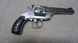 RAREANTIQUE  SMITH & WESSON TARGET SIGHTED .44-40 DOUBLE ACTION FRONTIER WITH 5 INCH  BARREL, #13XXX - 2 of 18