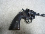 VERY EARLY COLT OFFICERS MODEL WITH LEFT TURNING CYLINDER, .38 SPECIAL, #290XXX, MADE 1907 - 15 of 21
