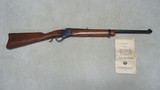 FIRST YEAR PRODUCTION No. 3 SINGLE SHOT IN SCARCE .30-40 KRAG CALIBER, #130-53XXX, MADE 1973 - 1 of 20