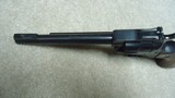 RUGER OLD MODEL, 3-SCREW SINGLE SIX CONVERTIBLE, .22 LONG RIFLE WITH EXTRA .22 MAGNUM CYLINDER, MADE 1968 - 9 of 13