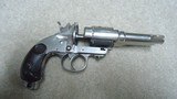 FINE CONDITION MERWIN & HULBERT LARGE FRAME .44-40 CALIBER DOUBLE ACTION 3 1/2