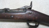 VERY DIFFICULT TO FIND SPRINGFIELD FIRST MODEL 1873 .45-70 TRAPDOOR RIFLE, #24XXX, MADE 1874. - 4 of 22