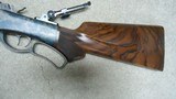 SPECTACULAR, FULL FANCY CUSTOM BALLARD RIFLE CO., CODY, WYOMING, No. 7 LONG RANGE MODEL IN .45-90 CALIBER - 11 of 21