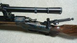 SPECTACULAR, FULL FANCY CUSTOM BALLARD RIFLE CO., CODY, WYOMING, No. 7 LONG RANGE MODEL IN .45-90 CALIBER - 5 of 21