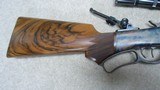 SPECTACULAR, FULL FANCY CUSTOM BALLARD RIFLE CO., CODY, WYOMING, No. 7 LONG RANGE MODEL IN .45-90 CALIBER - 7 of 21