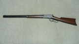 WINCHESTER 1886 OCTAGON BARREL RIFLE, .40-65 CALIBER, WITH MINTY BRIGHT BORE, #121955, MADE 1900 - 2 of 20