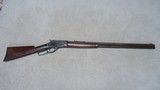  VERY EARLY 1881 OCTAGON RIFLE IN DESIRABLE .45-70 CALIBER, #31XX, MADE 1881-82. - 1 of 20